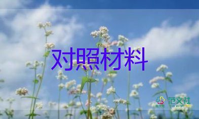 五個對照班子對照材料最新7篇