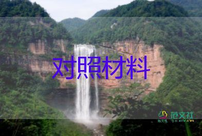 黨個人對照材料優(yōu)質(zhì)7篇