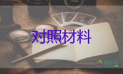領導個人對照材料最新7篇