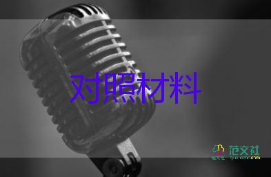 2023對(duì)照材料檢查精選6篇