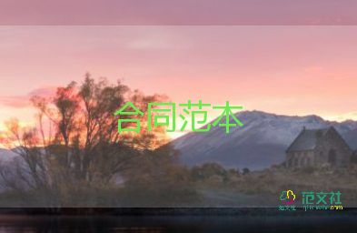 咨詢服務的合同8篇